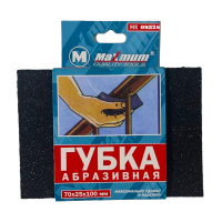 Абразивная шлифовальная губка P 320 70x25x100 мм "MAXIMUM" MX 08328